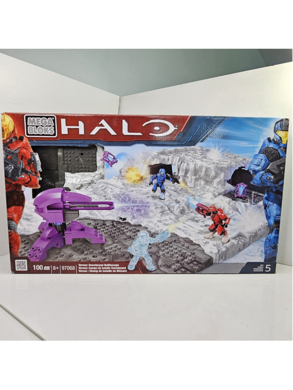 SEALED Halo Mega Bloks Battlescape 97068 Snowbound Terrain 2012 New